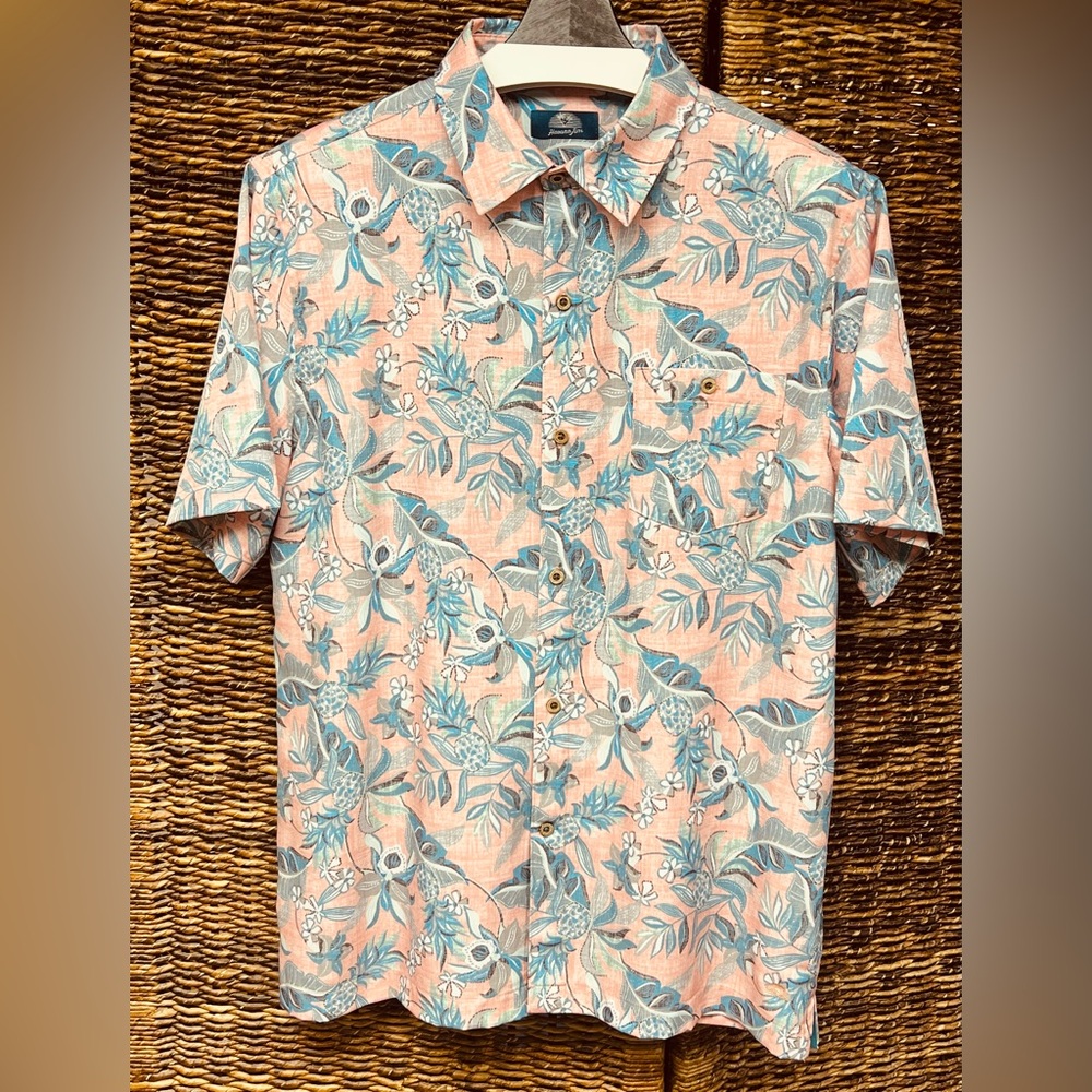 Havana Jim-Floral Print Men's Shirt, Size: Medium‎
